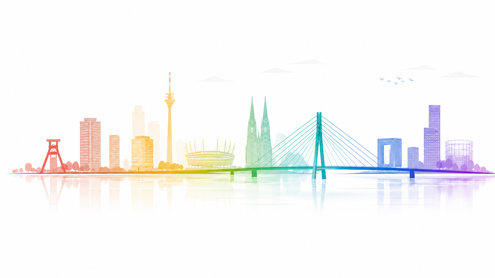 Rhein-Ruhr Region Skyline